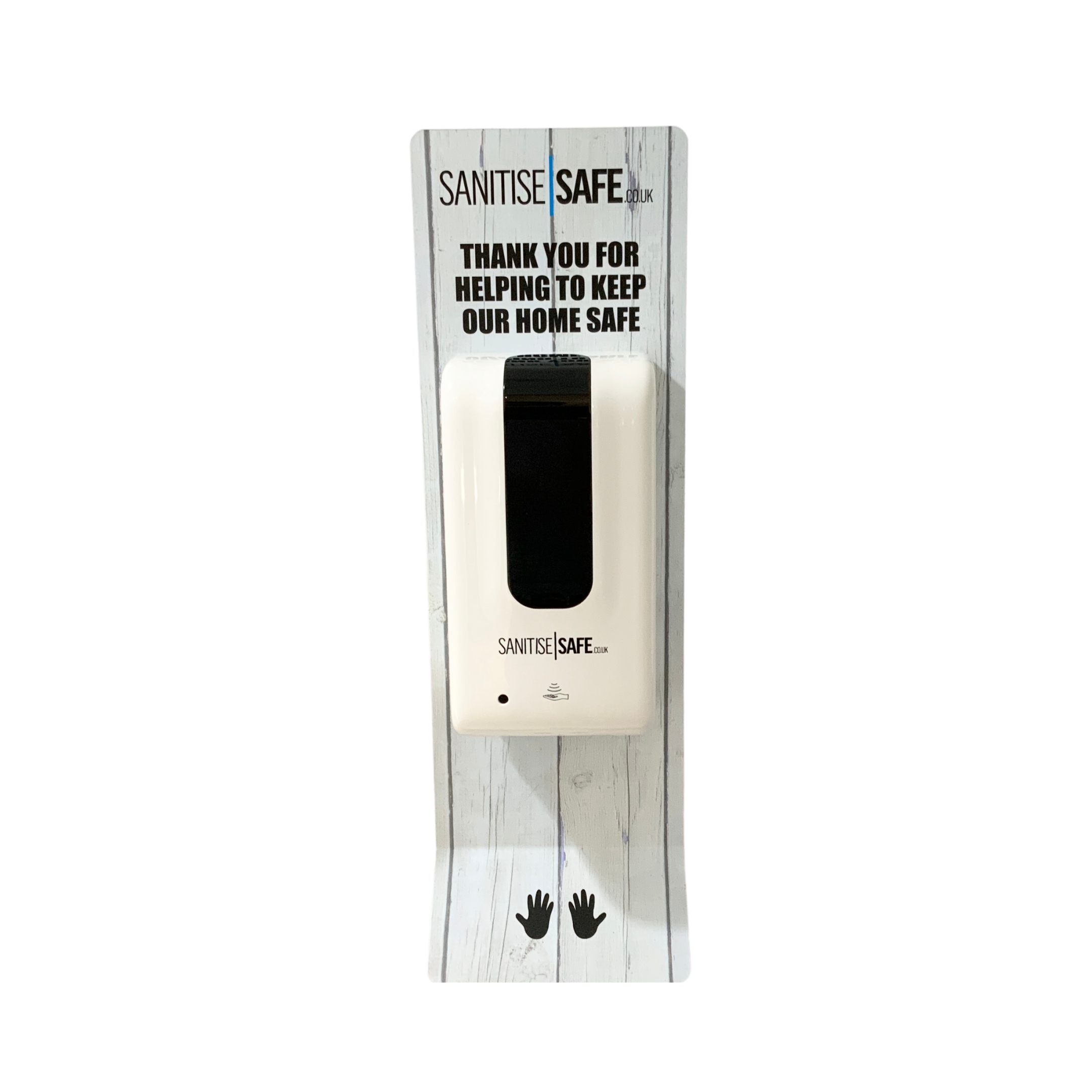 Sanitise Safe® Wall Mounted Hand Sanitiser Station | Touch-less Automatic | Refillable | Zero Alcohol